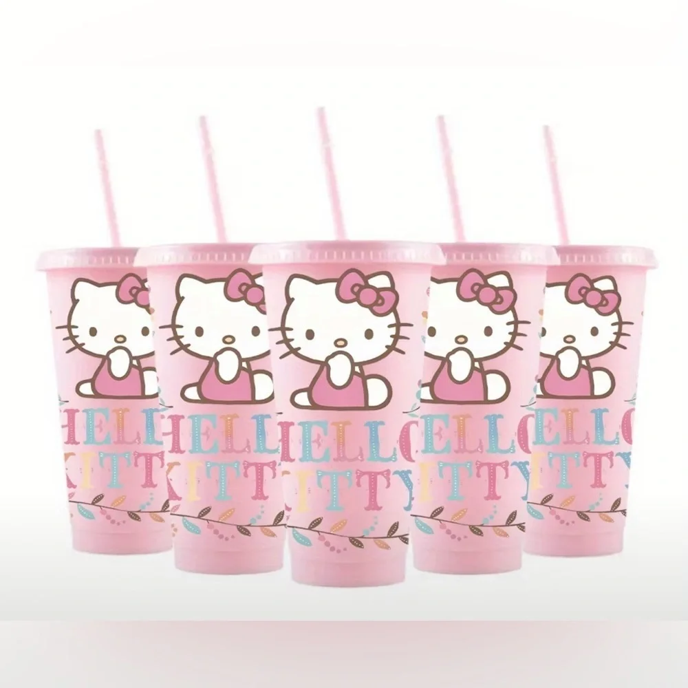 Hello Kitty Pink and White Party Cups